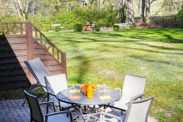 Terrasse Haus am Hövt Ferienwohnung 16