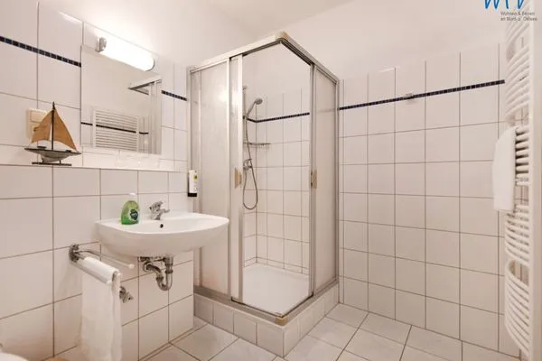 Badezimmer Haus am Hövt Ferienwohnung 18