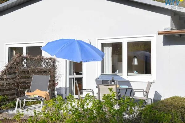 Terrasse Haus am Hövt Ferienwohnung 19