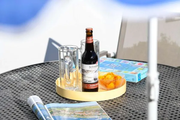 Terrasse Haus am Hövt Ferienwohnung 19