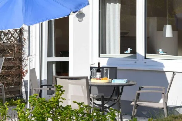 Terrasse Haus am Hövt Ferienwohnung 19