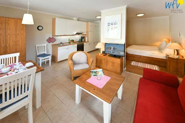 Wohnzimmer Haus am Hövt Ferienwohnung 98