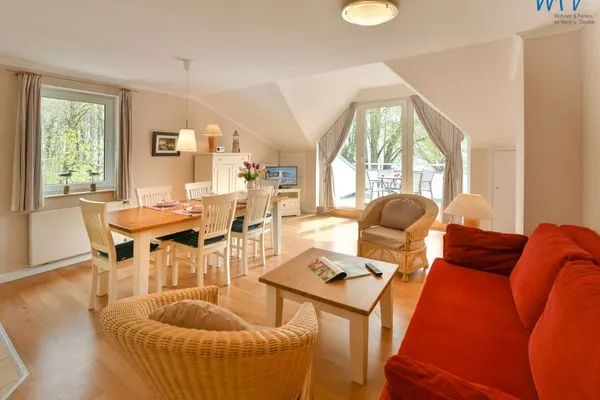 Wohnzimmer Haus am Hövt Ferienwohnung 99