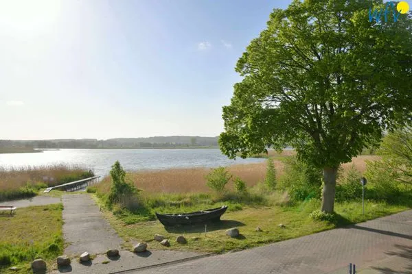Ausblick vom Treppenhaus auf den See Ferienpark Seedorf Haus Wizlaw - Ferienwohnung Casa Campino