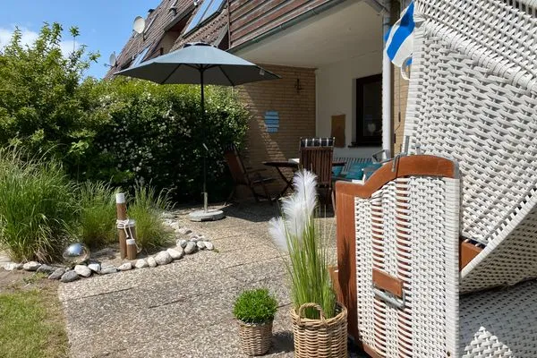 Terrasse  (MEI71) Ferienwohnung "Strandlust"