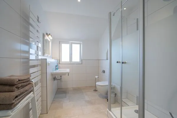 Badezimmer  (KUR18) Ferienwohnung Baltic Deck