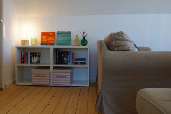 Wohnzimmer  Ferienhaus Friedas Fischerhuus