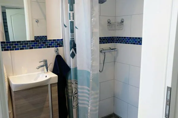 Badezimmer  Ferienhaus Landgang