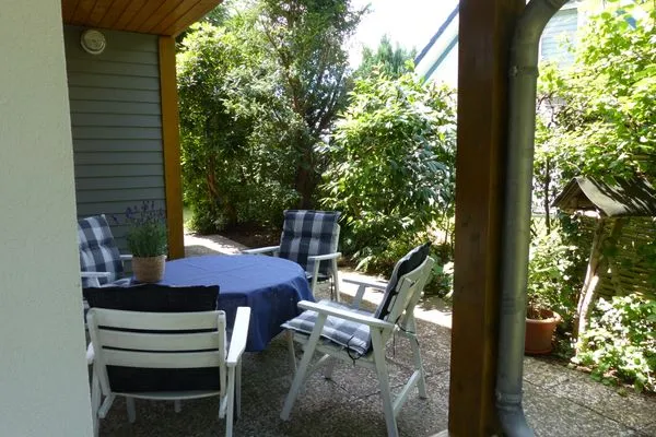 Terrasse  Ferienhaus Vorm Wind