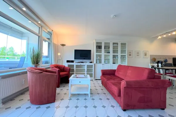Wohnzimmer Panoramic Sonnenbalkon bis zum Abendrot