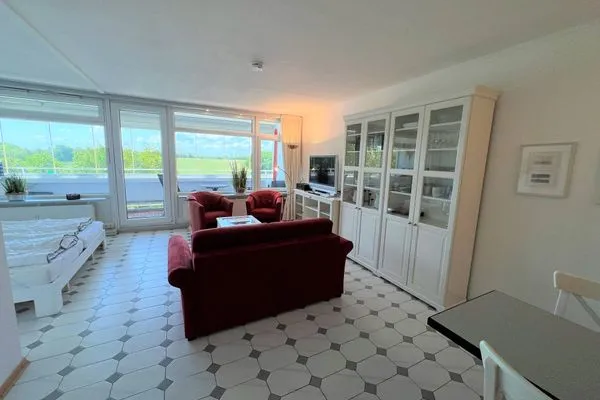 Wohnzimmer Panoramic Sonnenbalkon bis zum Abendrot