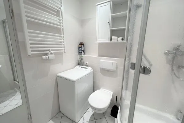 Badezimmer Panoramic Sonnenbalkon bis zum Abendrot