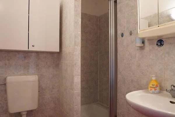 Badezimmer Ferienhaus Seeblick Ferienwohnung 7