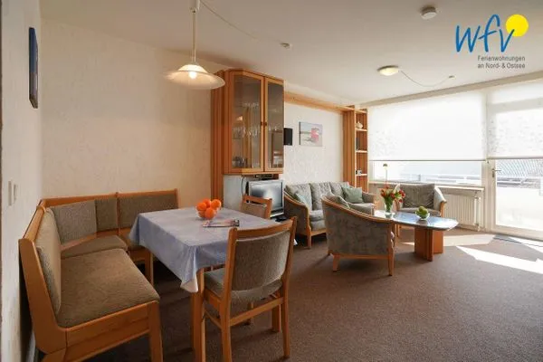 Wohnzimmer Ferienhaus Seeblick Ferienwohnung 7