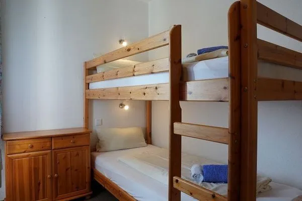 Schlafzimmer Ferienhaus Seeblick Ferienwohnung 7