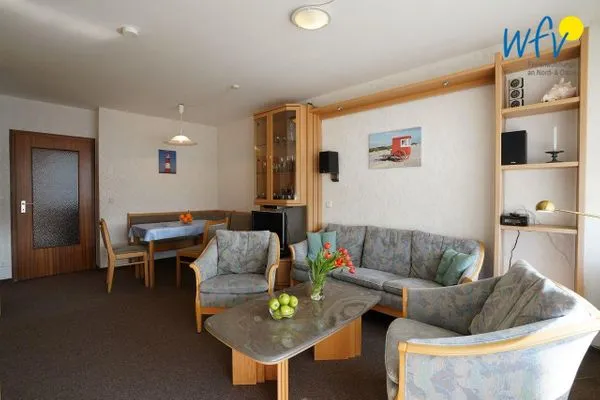 Wohnzimmer Ferienhaus Seeblick Ferienwohnung 7