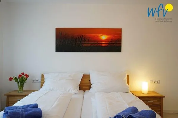 Schlafzimmer Villa Schoen Ferienwohnung 2