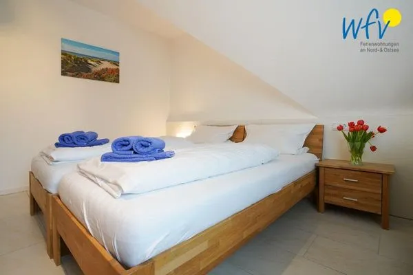 Schlafzimmer Villa Schoen Ferienwohnung 2