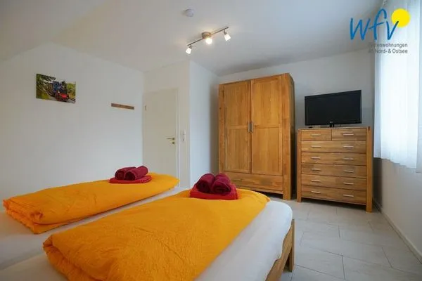 Schlafzimmer Villa Schoen Ferienwohnung 2