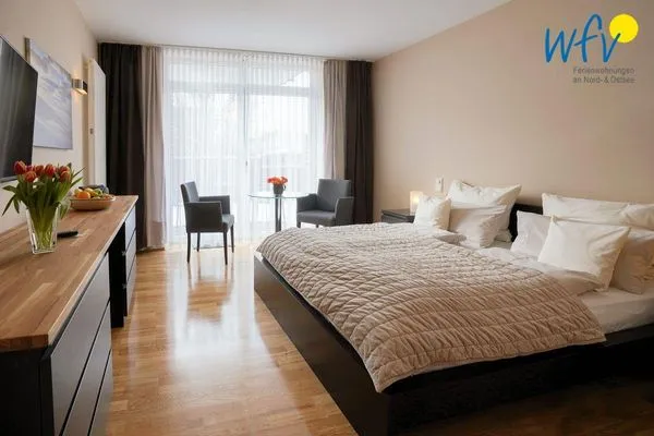 Wohnzimmer Barons Residenz Ferienwohnung 2