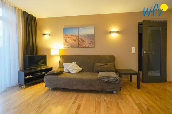 Wohnzimmer Barons Residenz Ferienwohnung 3