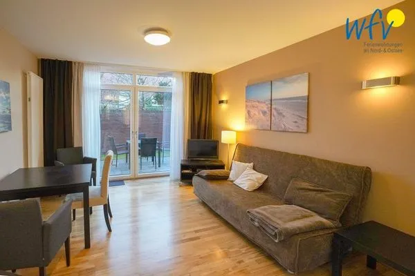 Wohnzimmer Barons Residenz Ferienwohnung 3