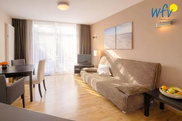 Wohnzimmer Barons Residenz Ferienwohnung 3