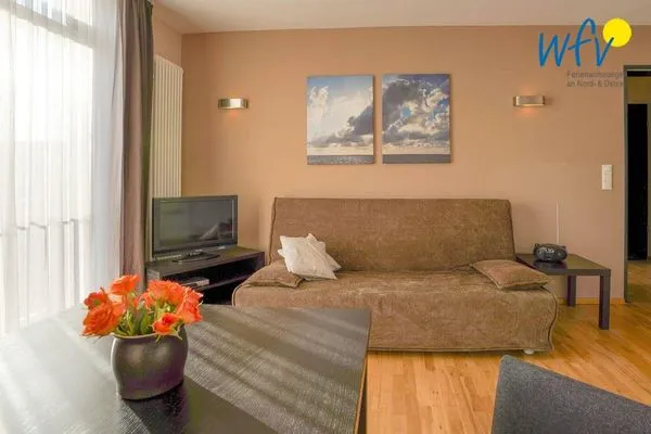 Wohnzimmer Barons Residenz Ferienwohnung 6