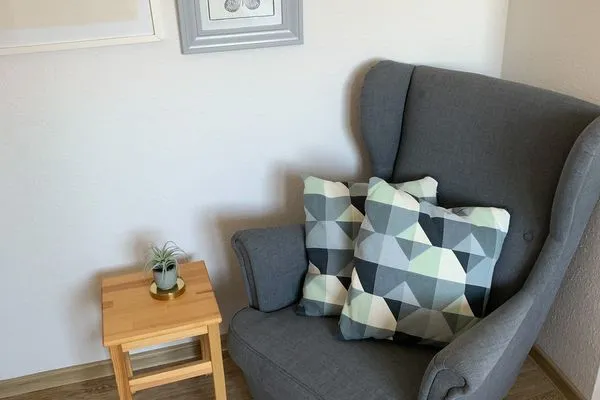 Schlafzimmer Haus am Park Ferienwohnung 11