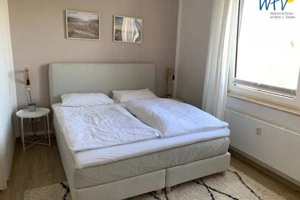 Schlafzimmer Haus am Park Ferienwohnung 11