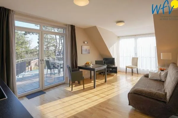 Wohnzimmer Barons Residenz Ferienwohnung 8