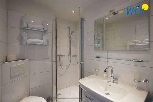 Badezimmer Ferienhaus Seeblick Ferienwohnung Irmi
