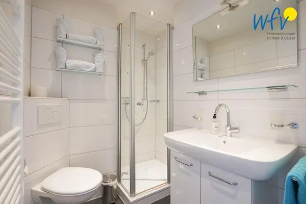 Badezimmer Ferienhaus Seeblick Ferienwohnung Irmi