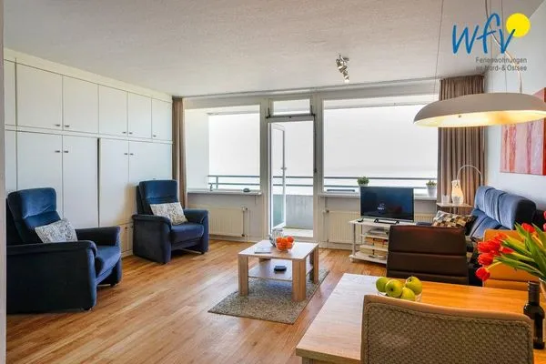 Wohnzimmer Ferienhaus Seeblick Ferienwohnung Irmi