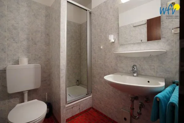 Badezimmer Ferienhaus Seeblick Ferienwohnung 26