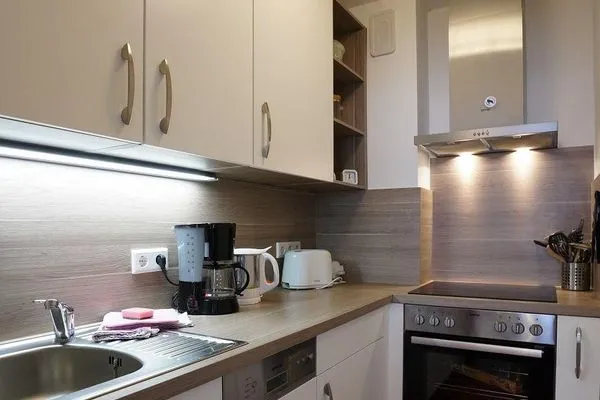 Küche / Küchenzeile Ferienhaus Seeblick Ferienwohnung 26