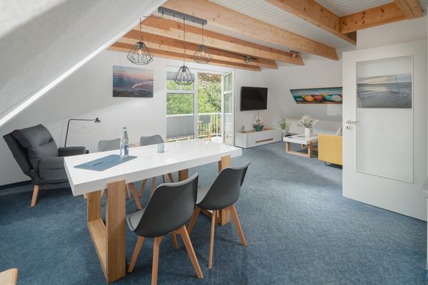  Ferienwohnung Schwalbennest Norderney - Wohnzimmer