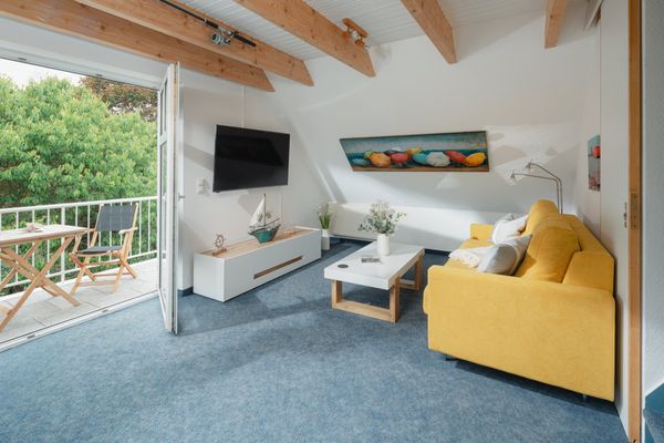 Ferienwohnung Schwalbennest Norderney - Wohnzimmer