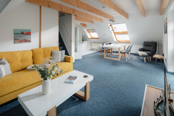  Ferienwohnung Schwalbennest Norderney - Wohnzimmer