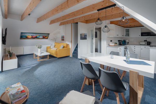  Ferienwohnung Schwalbennest Norderney - Wohnzimmer