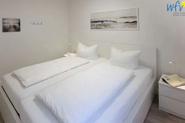 Schlafzimmer Parkresidenz Concordia Ferienwohnung 12a