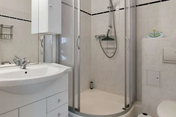 Badezimmer Parkresidenz Concordia Ferienwohnung 12a