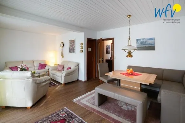 Wohnzimmer Haus Bode Ferienwohnung Bode