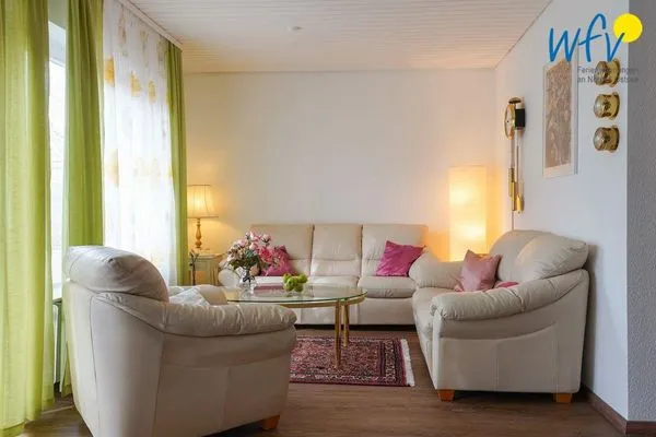 Wohnzimmer Haus Bode Ferienwohnung Bode