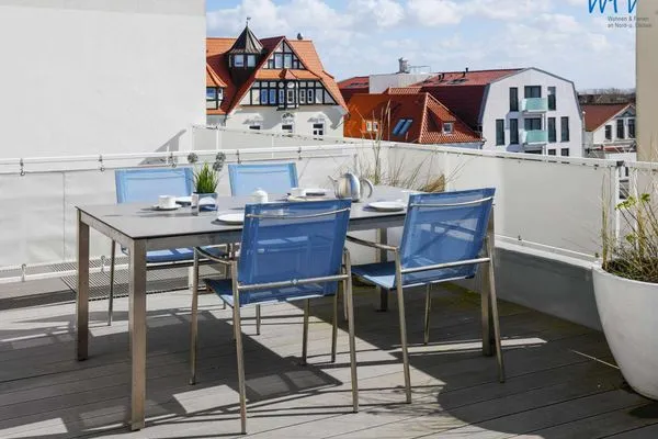 Terrasse Haus Nautica Ferienwohnung 317