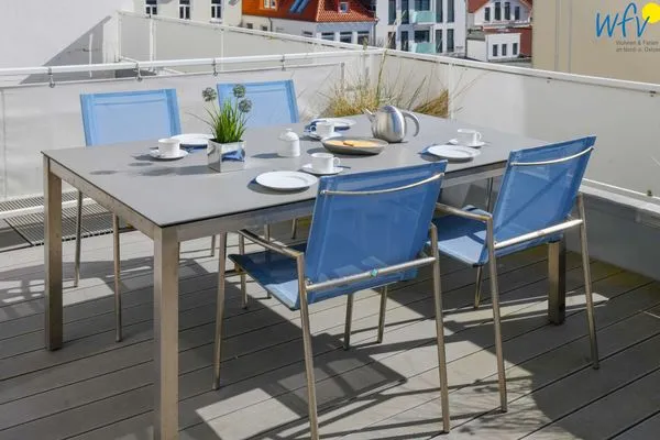 Terrasse Haus Nautica Ferienwohnung 317