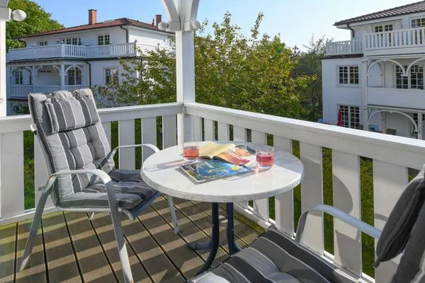 Balkon Villa Mönchgut Ferienwohnung 3