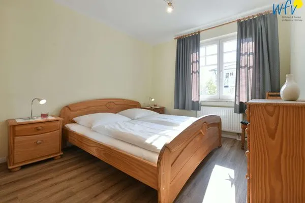 Schlafzimmer Villa Mönchgut Ferienwohnung 3