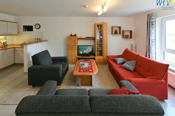 Wohnzimmer Residenz Binz Ferienwohnung 9