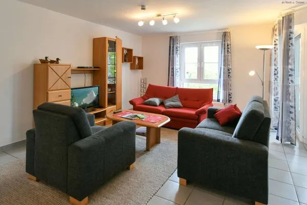 Wohnzimmer Residenz Binz Ferienwohnung 9